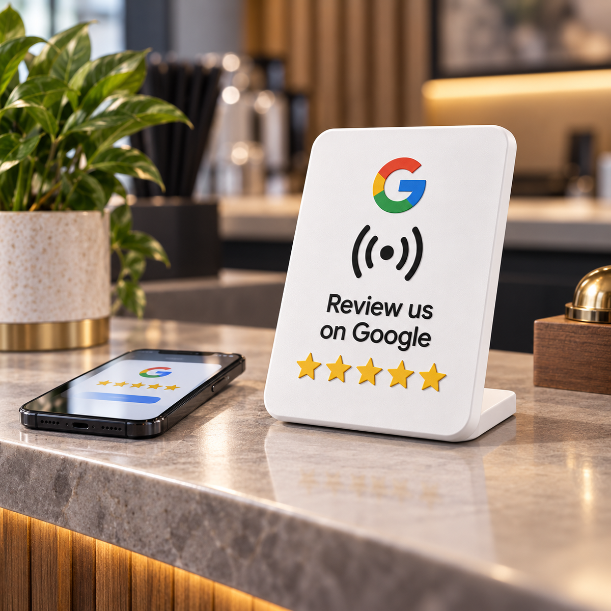 ZEQILO Review used at a cafe counter